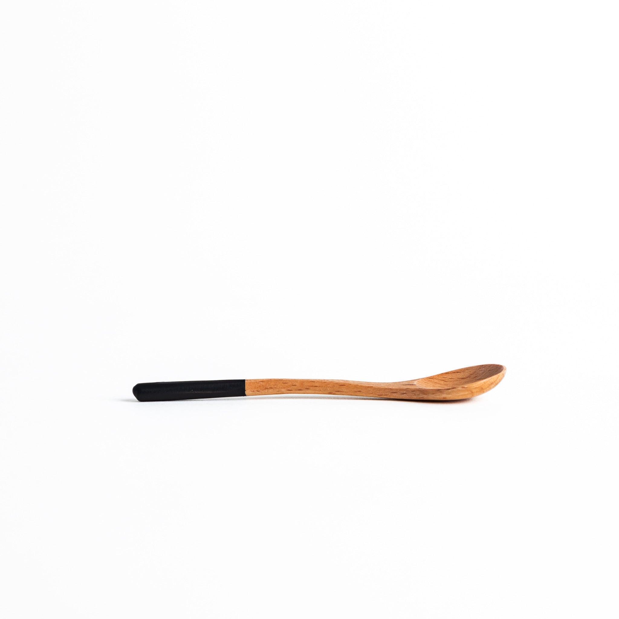 Minimalist Pastel-Tipped Wooden Tea Spoon
